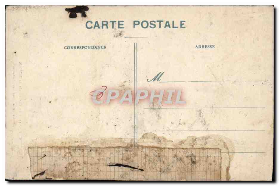 CPA La Cathedrale de Rouen Entree de la Court des libraires — Verso