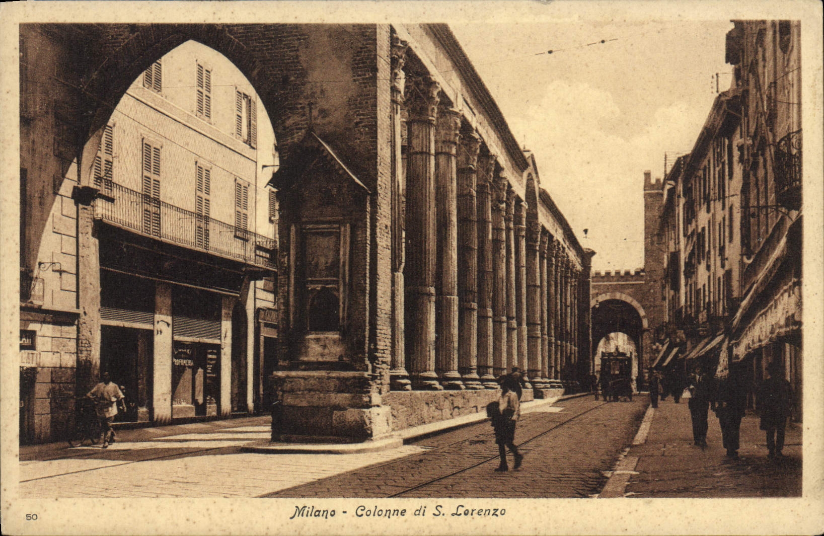 CPA Milano Colonne di S Lorenzo