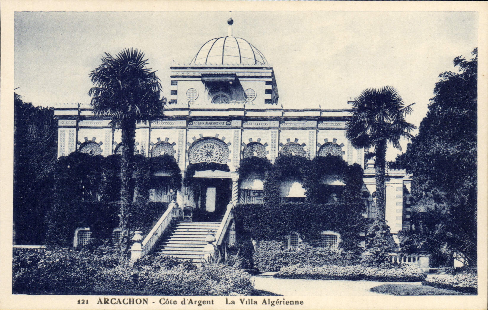 CPA Arcachon Cote d'Argent La villa algerienne 