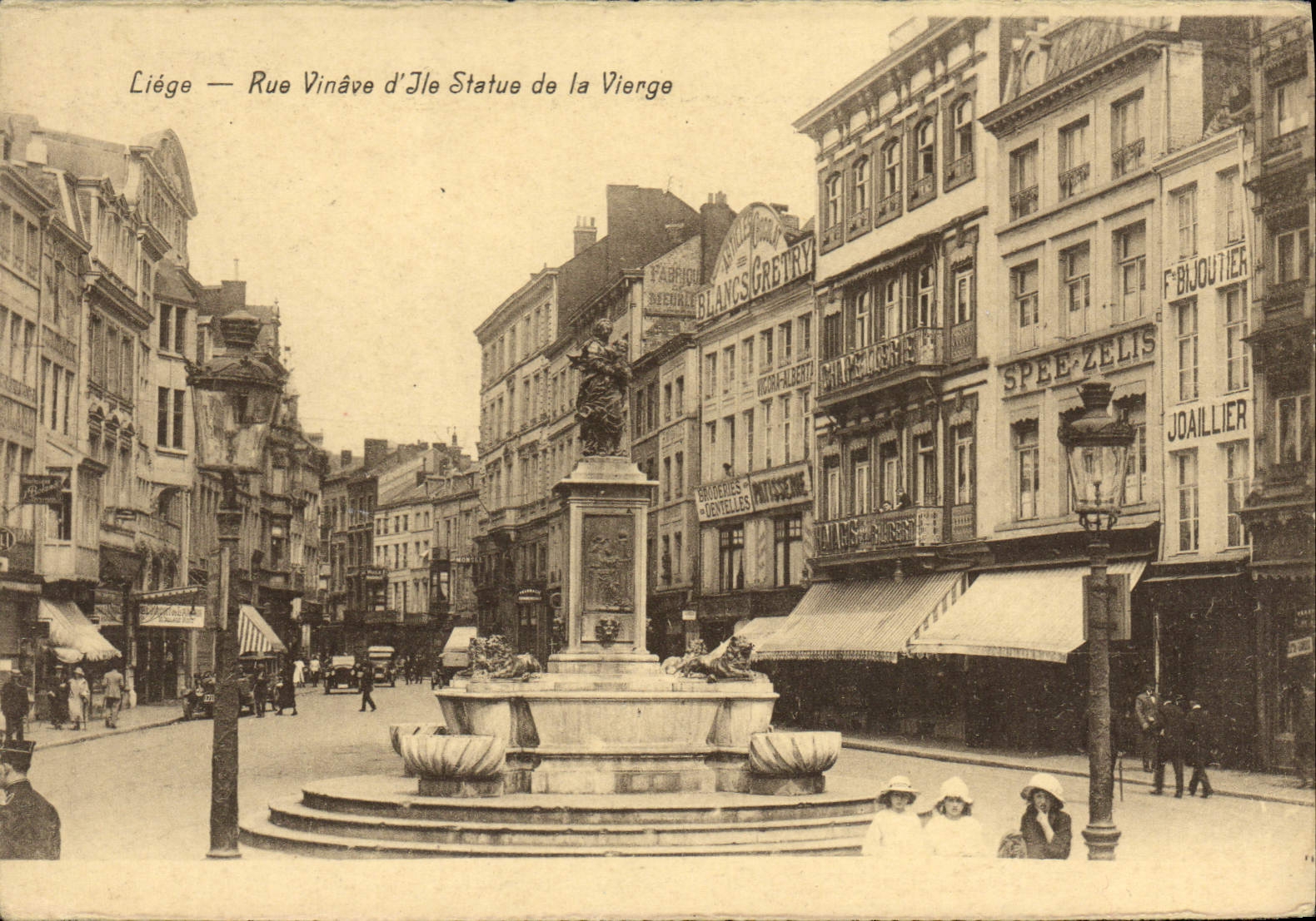 Liège — Rue Vinâve d'Île Statue de la Vierge — Éditeur CPAPHIL