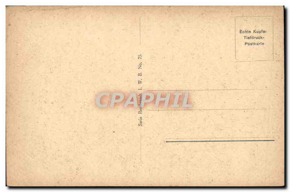Berlin — Reichstaggebäude — Echte Kupfer-Tiefdruck-Postkarte, série I. W. B. No. 73 — Reverso