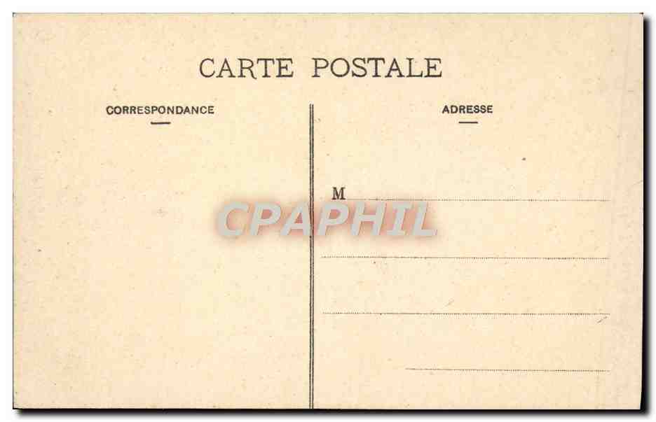 CPA Bordeaux Fleche Saint Michel Tramway — Verso