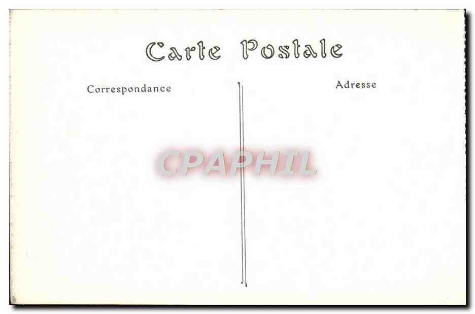 CPA Orange Le Genie moderne offrant une palme au Genie antique par Injalbert — Rückseite