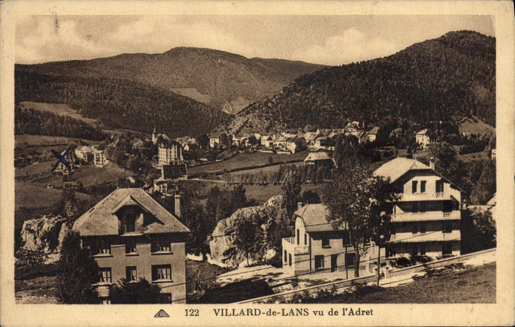 CPA Villard De Lans Vu De I'Adret