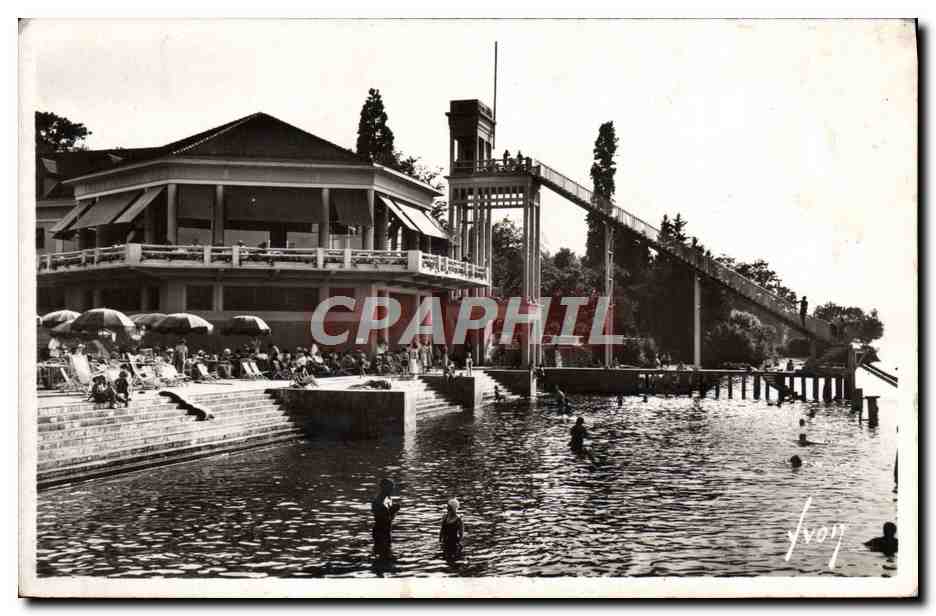 Évian-les-Bains — La plage — Éditions d'Art 'Yvonne', Paris