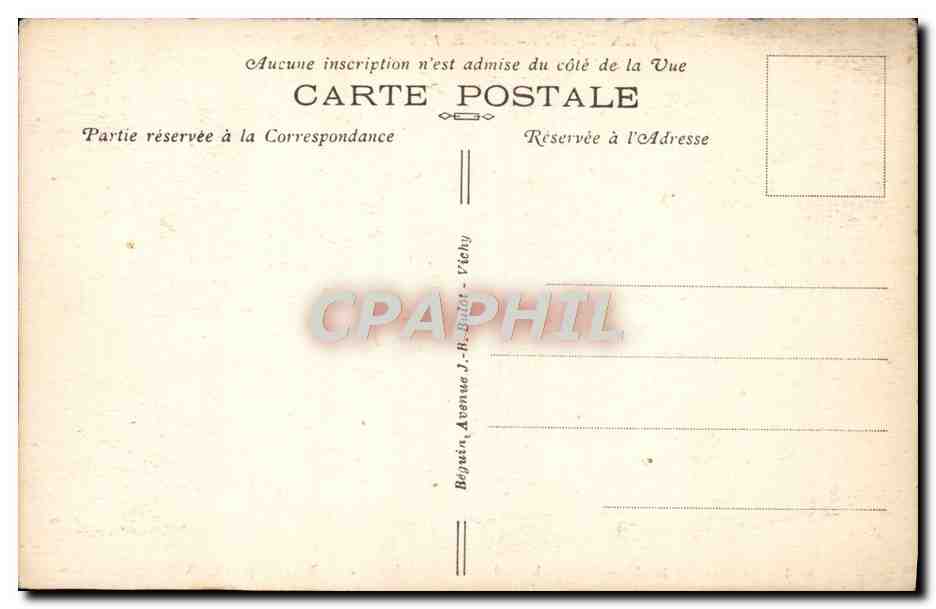 CPA La Chaise Dieu Eglise Abbatiale (cote de l'abside) Et La Tour Clementine  — Rückseite