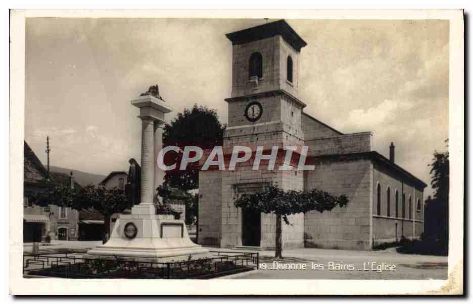 Divonne-les-Bains — Die Kirche — Société Graphique Neuchâtel