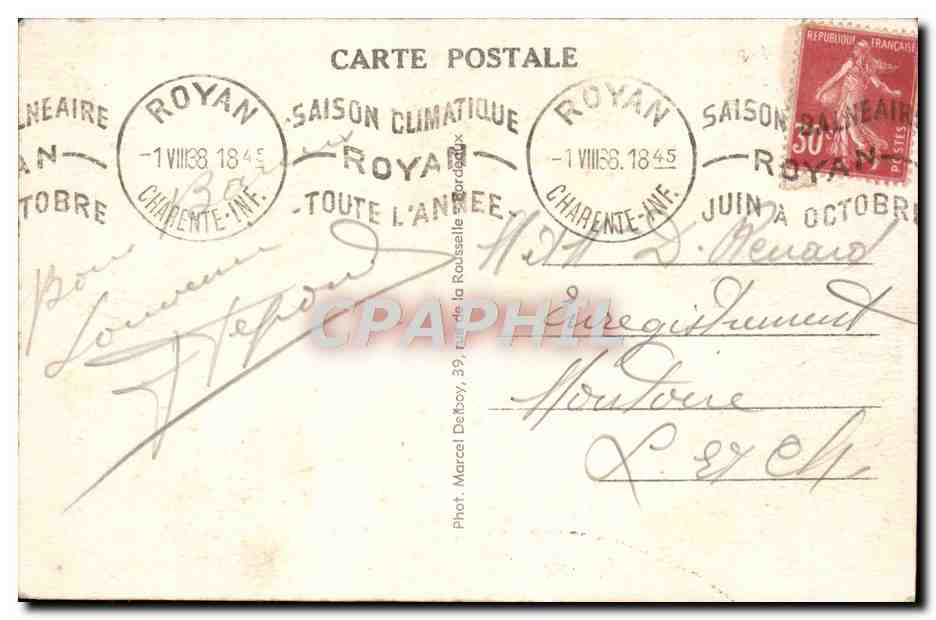 Soulac-sur-Mer (Gironde) — Notre Dame de Fin-des Terres — Absides — M. D. — Reverso