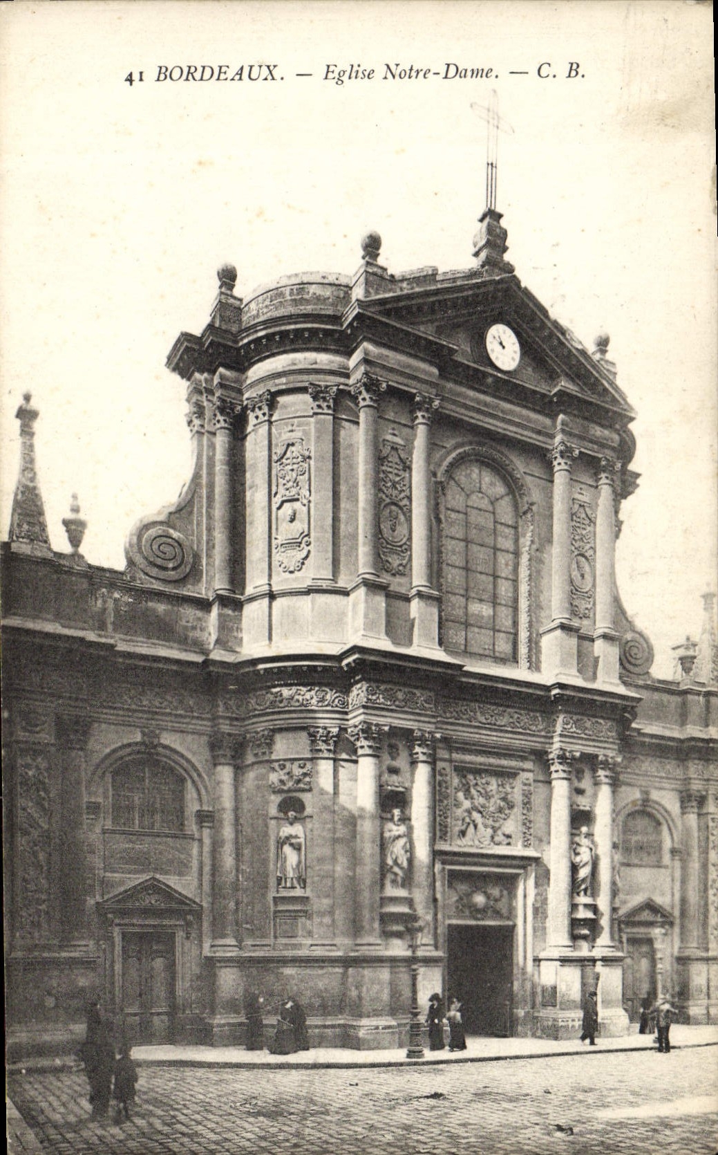 CPA Bordeaux Eglise Notre Dame