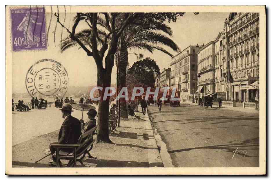 CPA Nice Promenade des Anglais