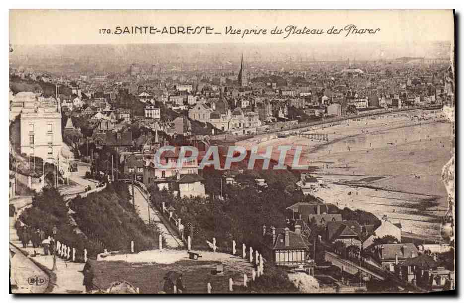 CPA Sainte Adresse Vue Prise du Plateau des Phares