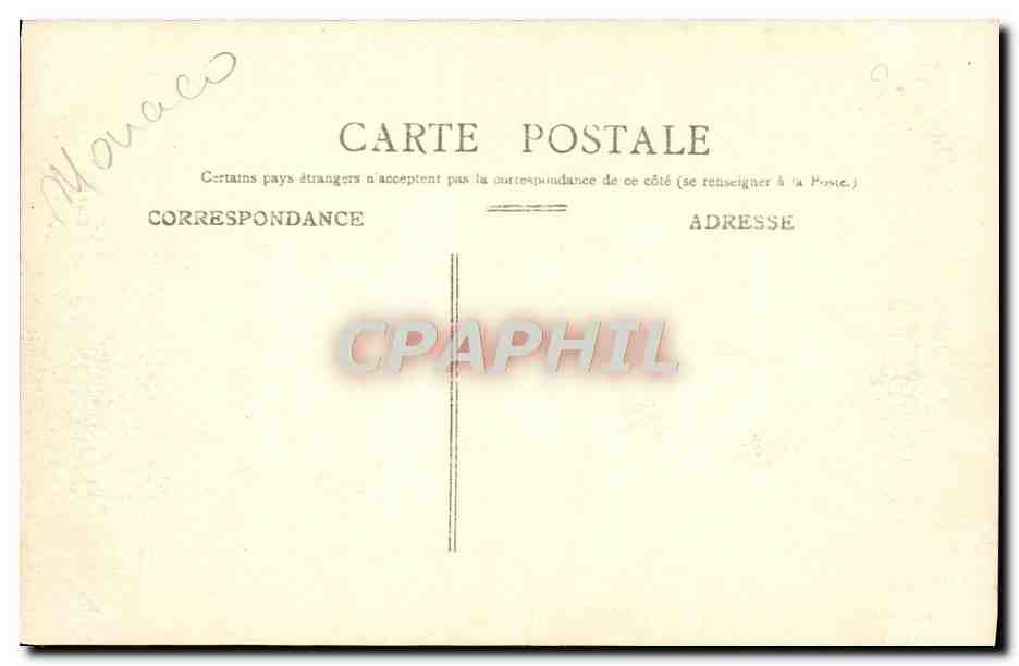 CPA Monte Carlo Terrasses du Casino — Verso