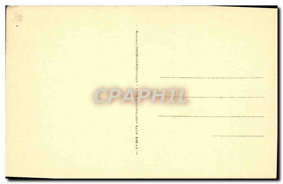 CPA Vichy Bords De l'Allier Chalet de canetage  — Verso