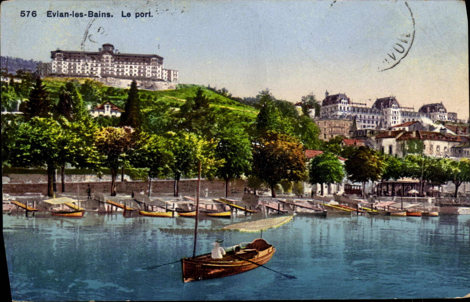 Evian-les-Bains. Le port. — Phototypie Cie, Neuchâtel, n° 576