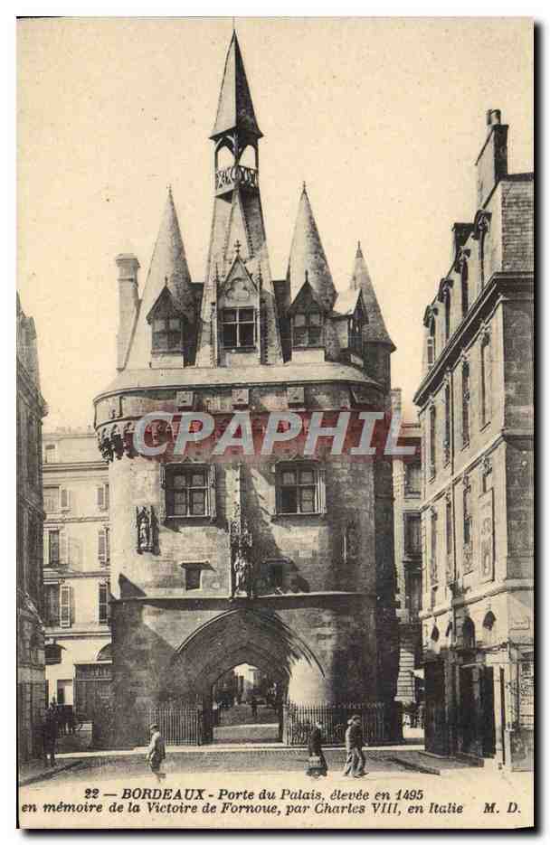 CPA Bordeaux Porte Du Palais 