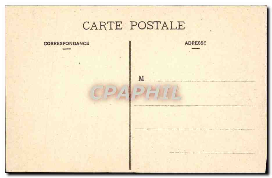 CPA Bordeaux Porte Du Palais  — Verso