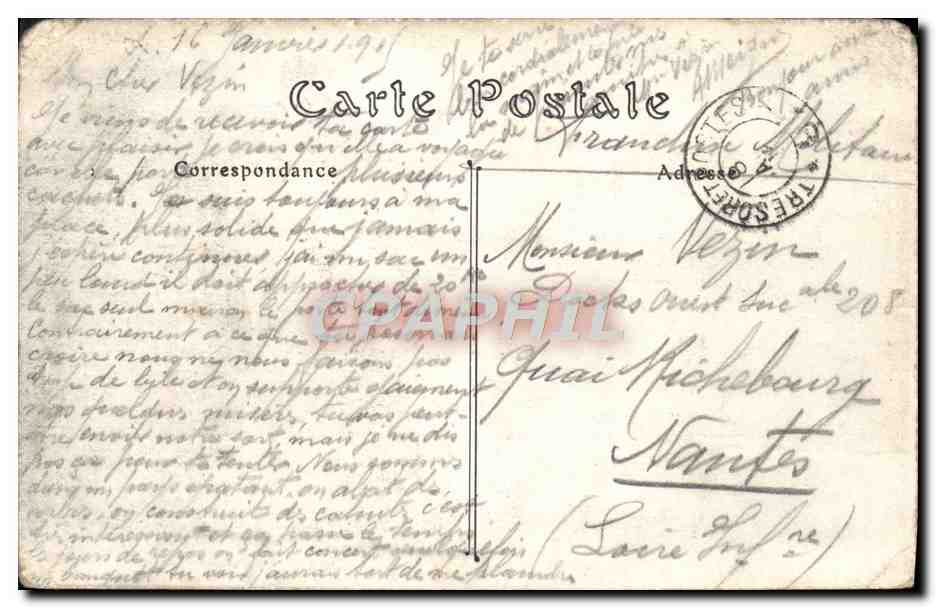 CPA Foret De Compiegne La Porte De Saint Jean Aux Bois — Verso