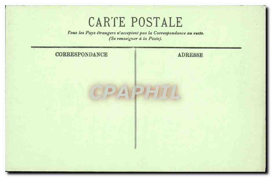 CPA Compiegne Facade Du Chateau — Rückseite