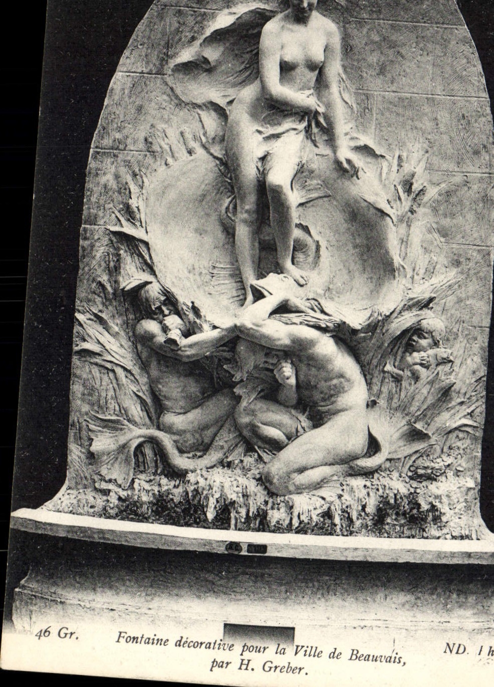 Schmuckbrunnen für die Stadt Beauvais — von H. Greber — ND. 1 h