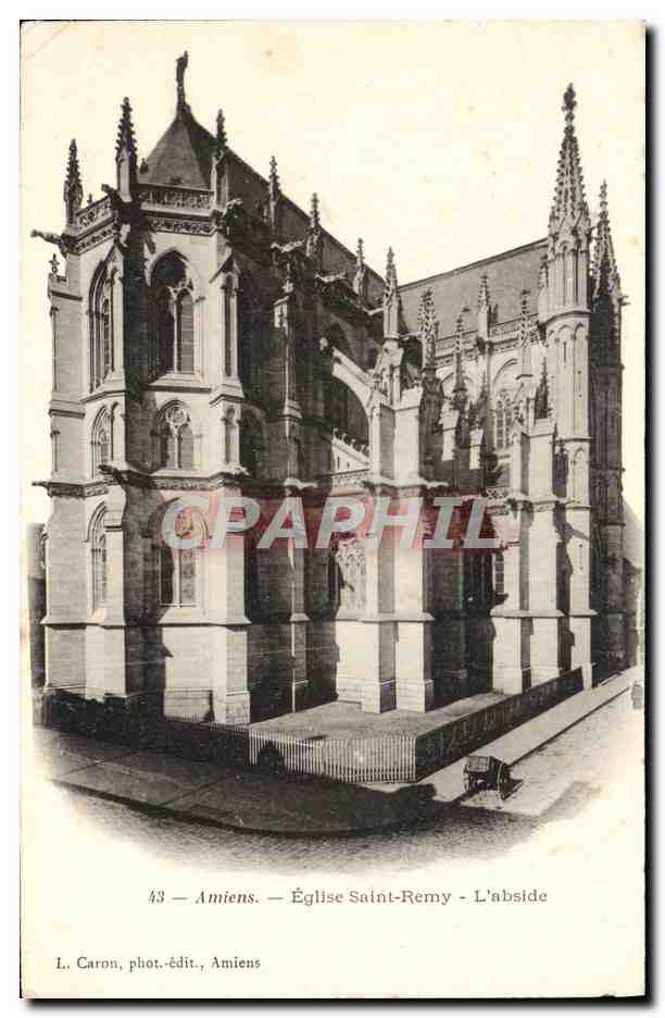 CPA Amiens Eglise Saint Remy L'abside