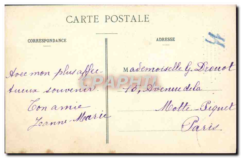 Arras — Hôtel de Ville et son beffroi — P. D. Roubaix — Rückseite