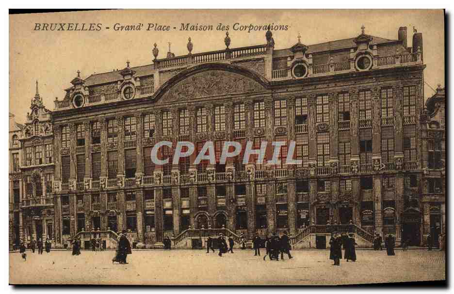 CPA Bruxelles Grand Place Maison Des Corporations