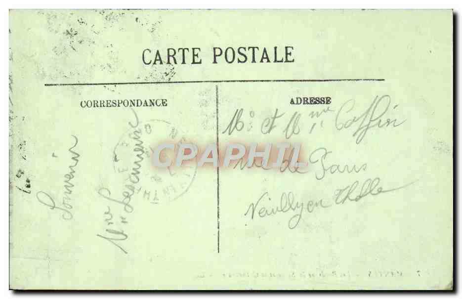 MANTES — Les Bords de la Seine et la Cathédrale — LL. — Verso