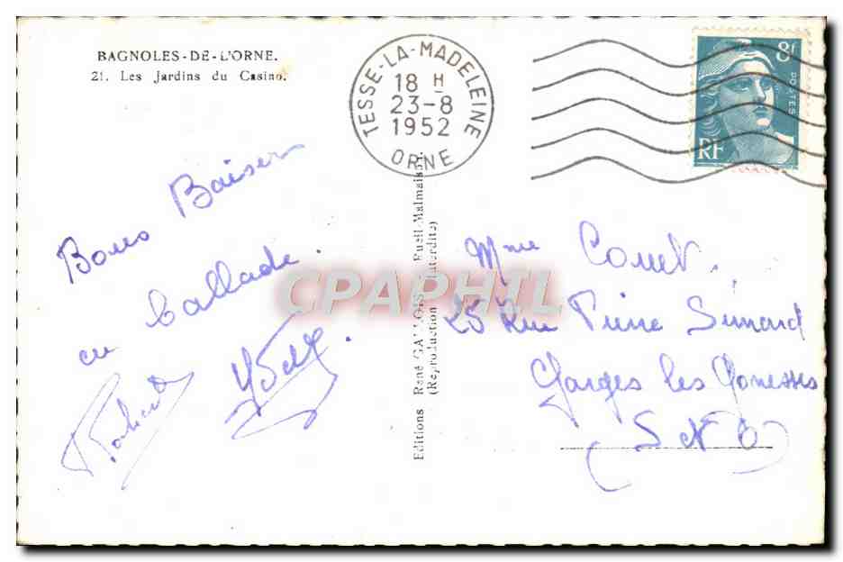 Bagnolles-de-l'Orne — Les Jardins du Casino — Éditions Tesse-La-Madeleine — Reverso
