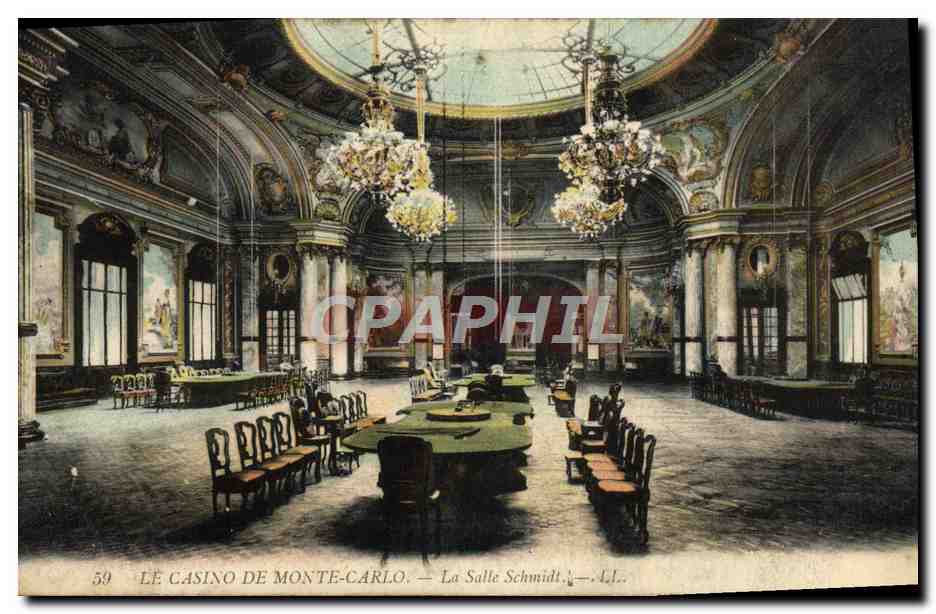 CPA Le Casino De Monte Carlo La Salle Schmidt