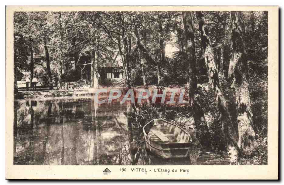 CPA Vittel L'Etang Du Parc