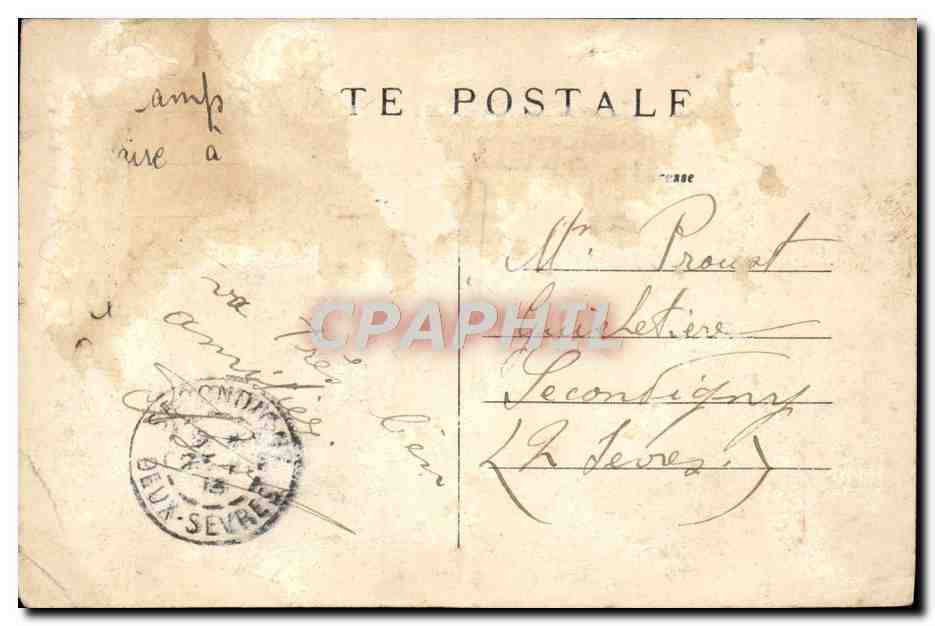 CPA Paris Le Trocadero  — Rückseite