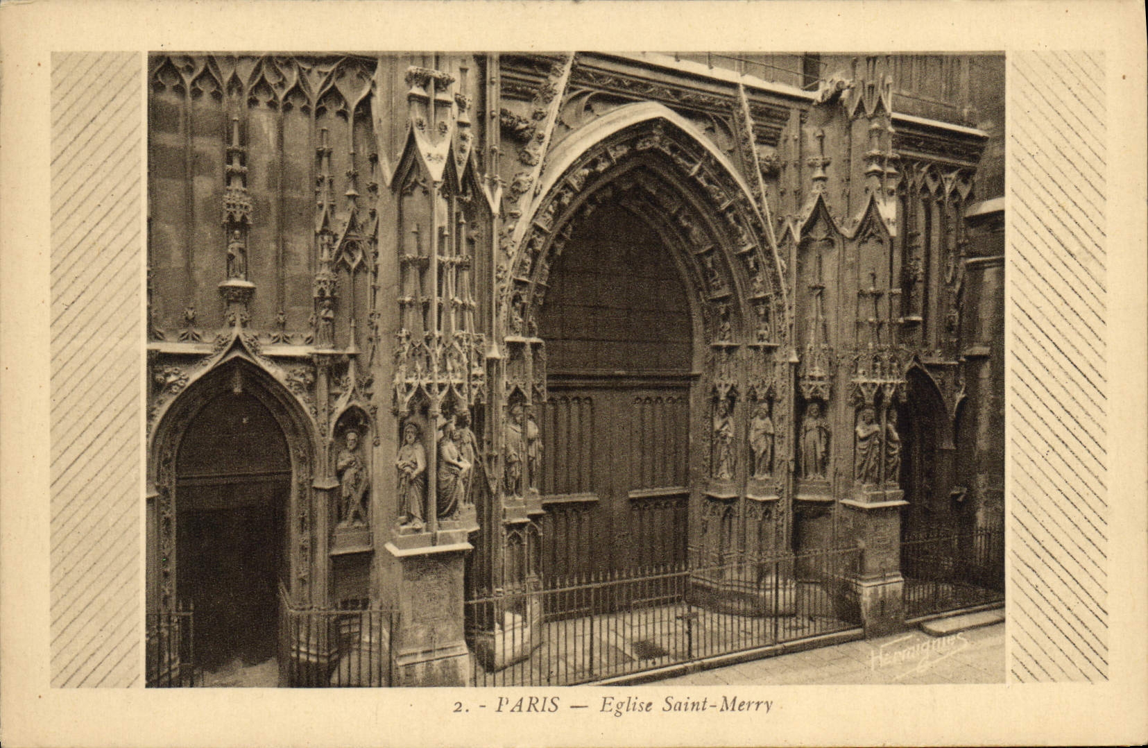 CPA Paris Eglise Saint Merry