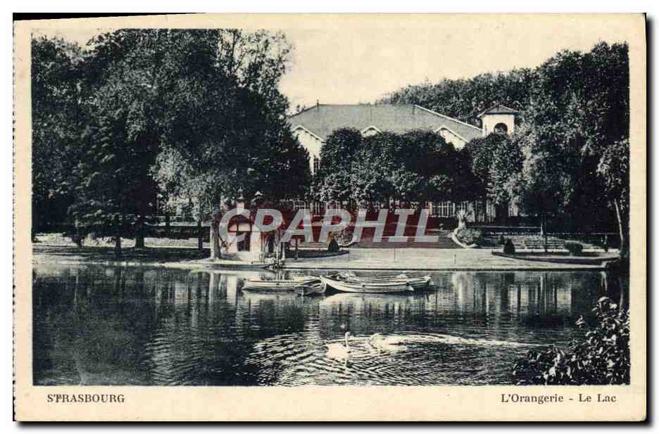 CPA Strasbourg L'Orangerie Le Lac