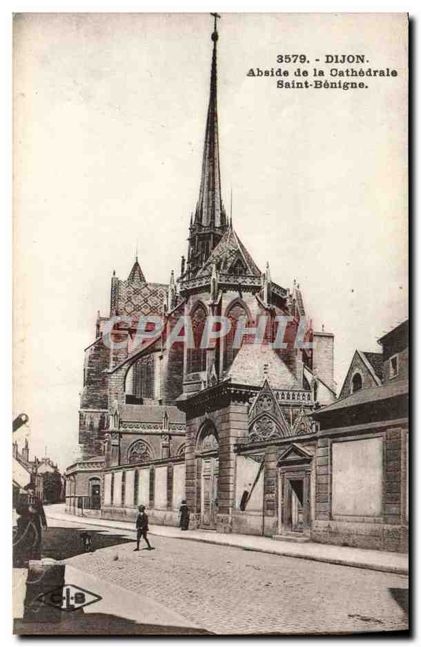 CPA Dijon Abside De La Cathedrale Saint Benigne Pretre