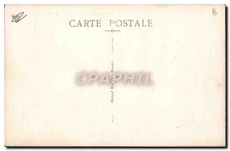 CPA Rouen Le Qui Pris Du Pont Transbordeur — Verso