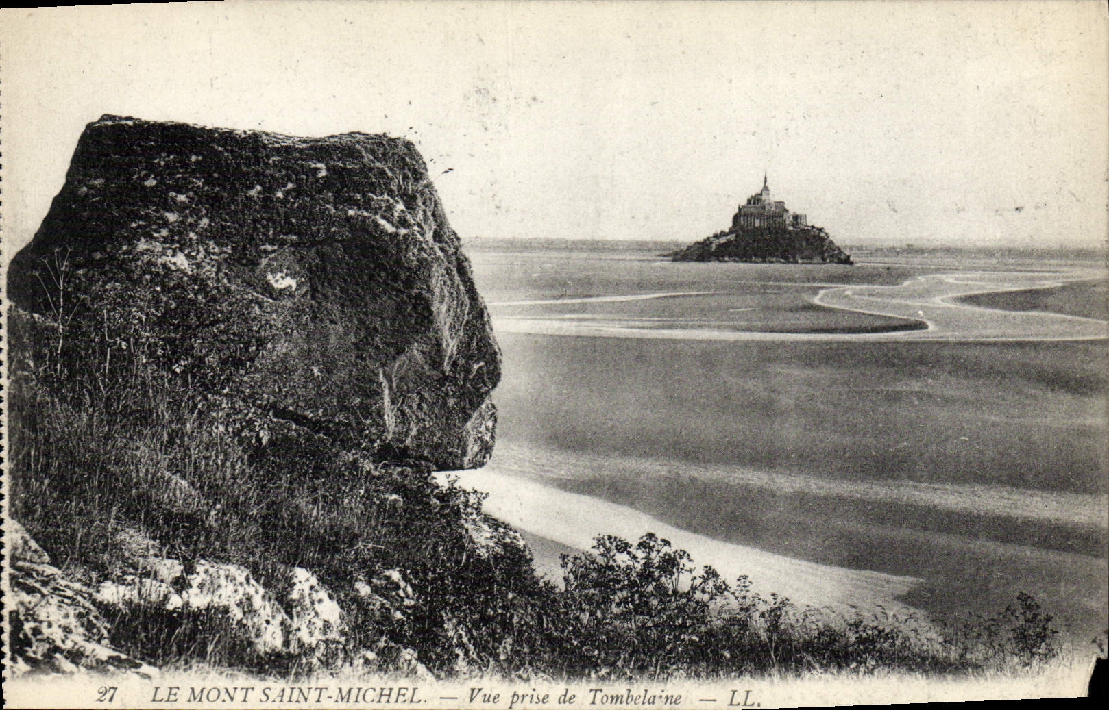 Le Mont Saint-Michel — Vue prise de Tombelaine — LL.