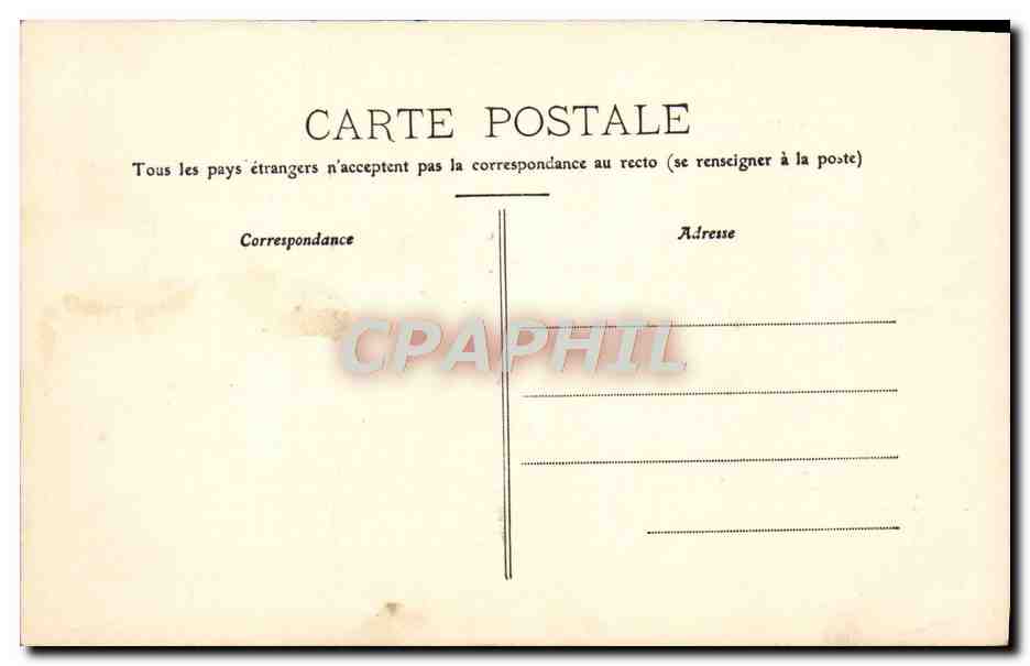 CPA Dijon Abside De La Cathedrale St Benigne — Verso