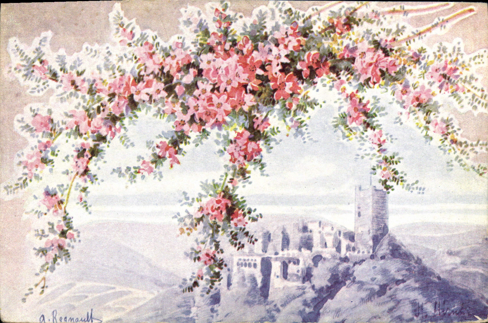 CPA Fantaisie Fleurs