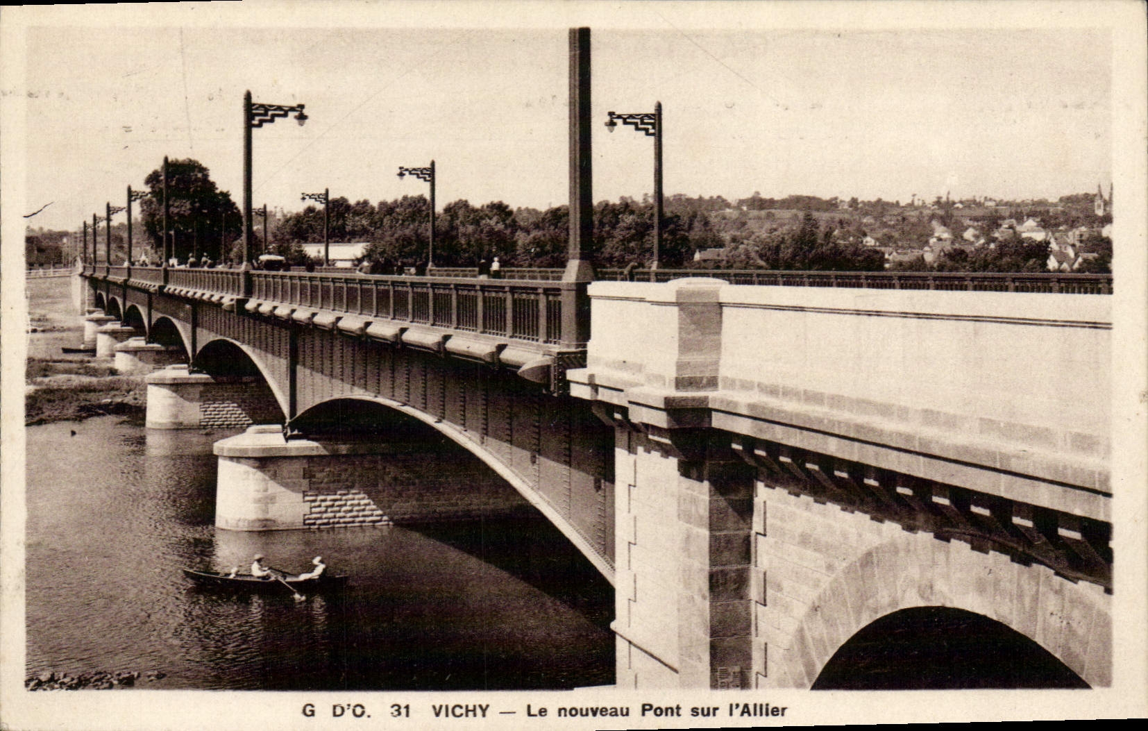 CPA Vichy Le Nouveau Pont Sur I'Allier