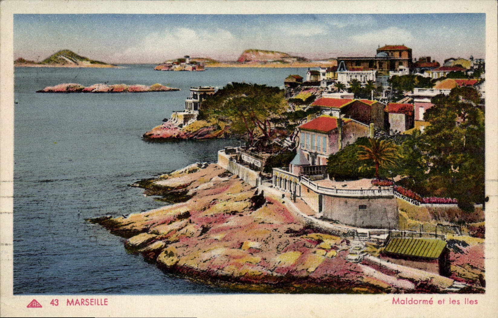 CPA Marseille Maldorme et les iles 
