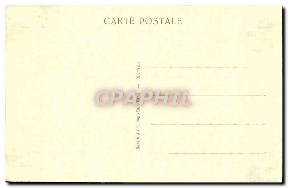 CPA Puvis de Chavannes Sainte Genevieve veille sur la ville endormie Paris — Verso