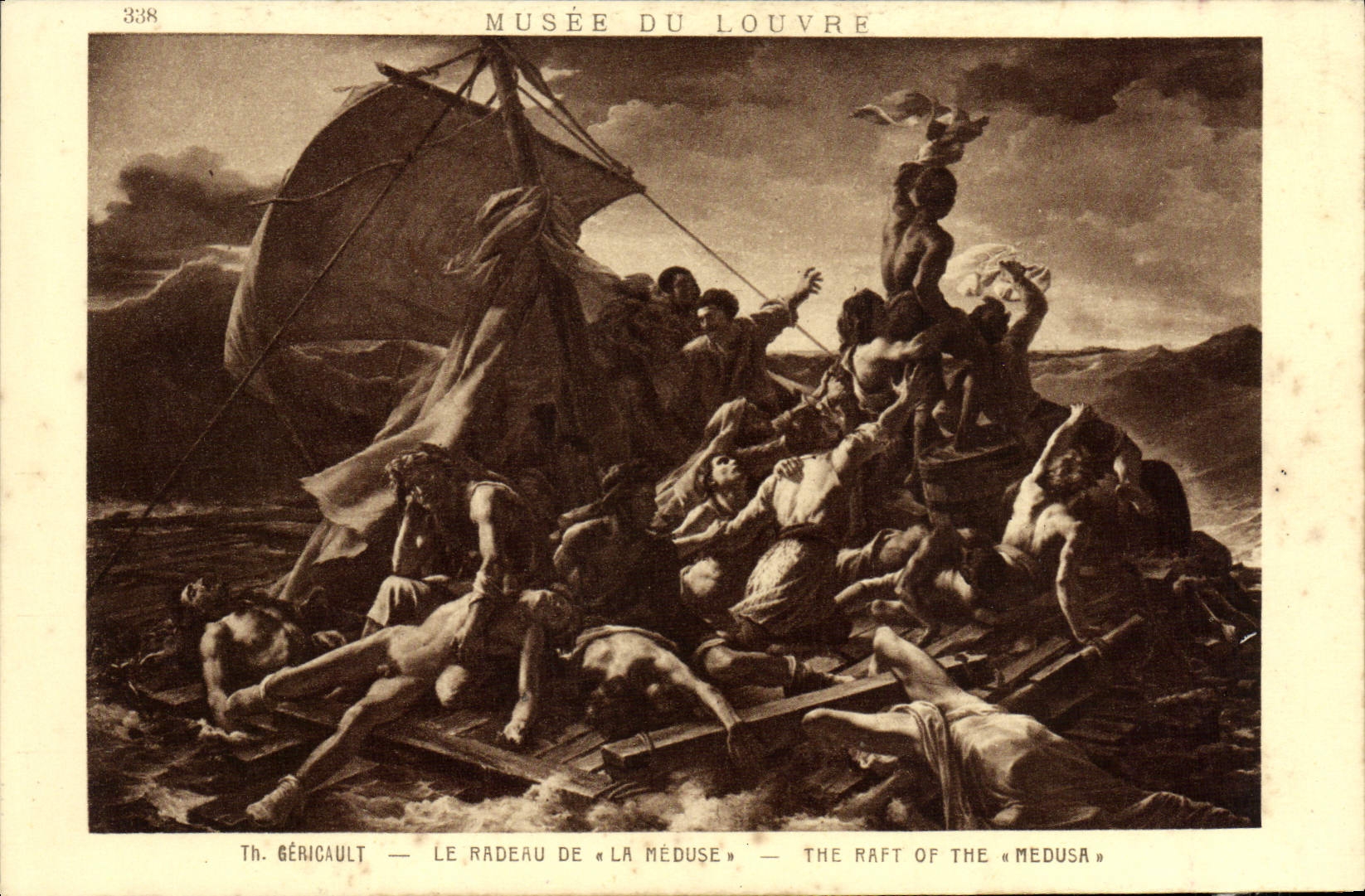 CPA Gericault Le radeaun de la Meduse 