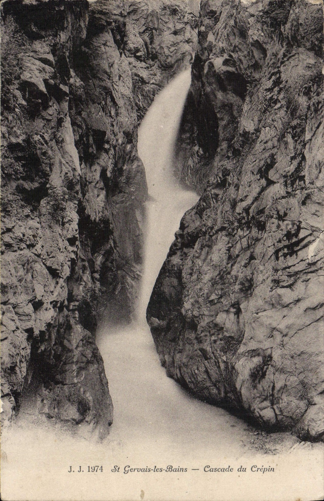 St Gervais-les-Bains — Wasserfall Crépin — J. J. 1974