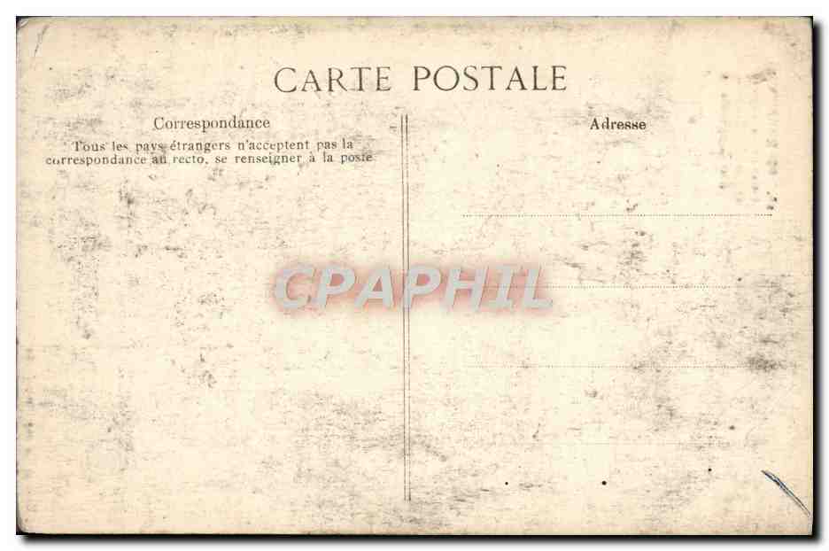 Pierrefonds — Intérieur du Château, détail d'architecture, une gargouille — Édition Varin - Pierrefonds, n°23 — Rückseite
