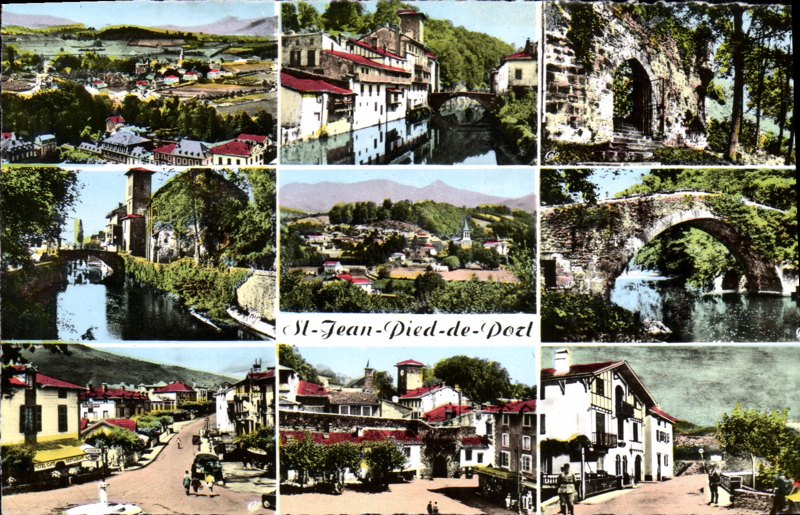 Saint-Jean-Pied-de-Port — vista panoramica — Réal-Photo