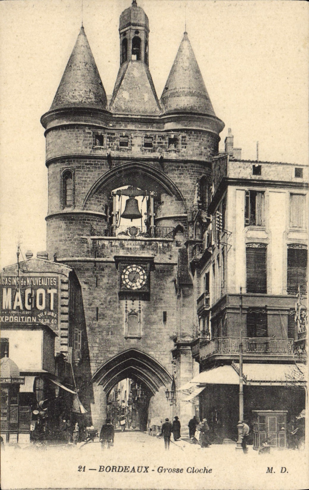 Bordeaux — Grosse Cloche — Éditeur M. D., n° 21