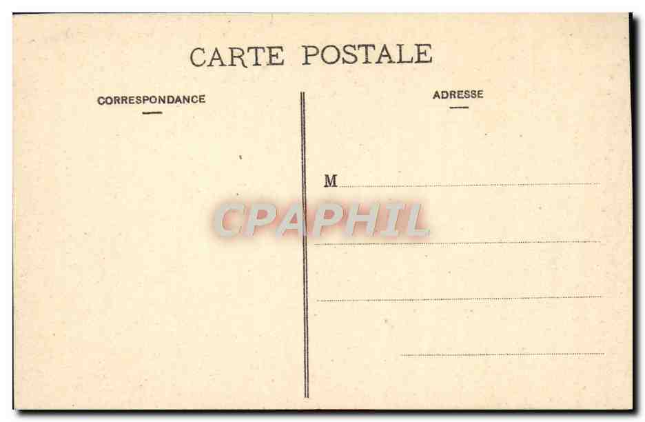 CPA Bordeaux Les Colonnes Rostrales — Verso