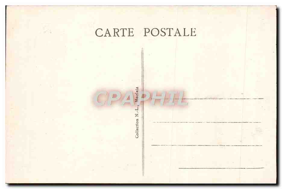CPA St Thegonnec La Stalle De M le cure  — Rückseite