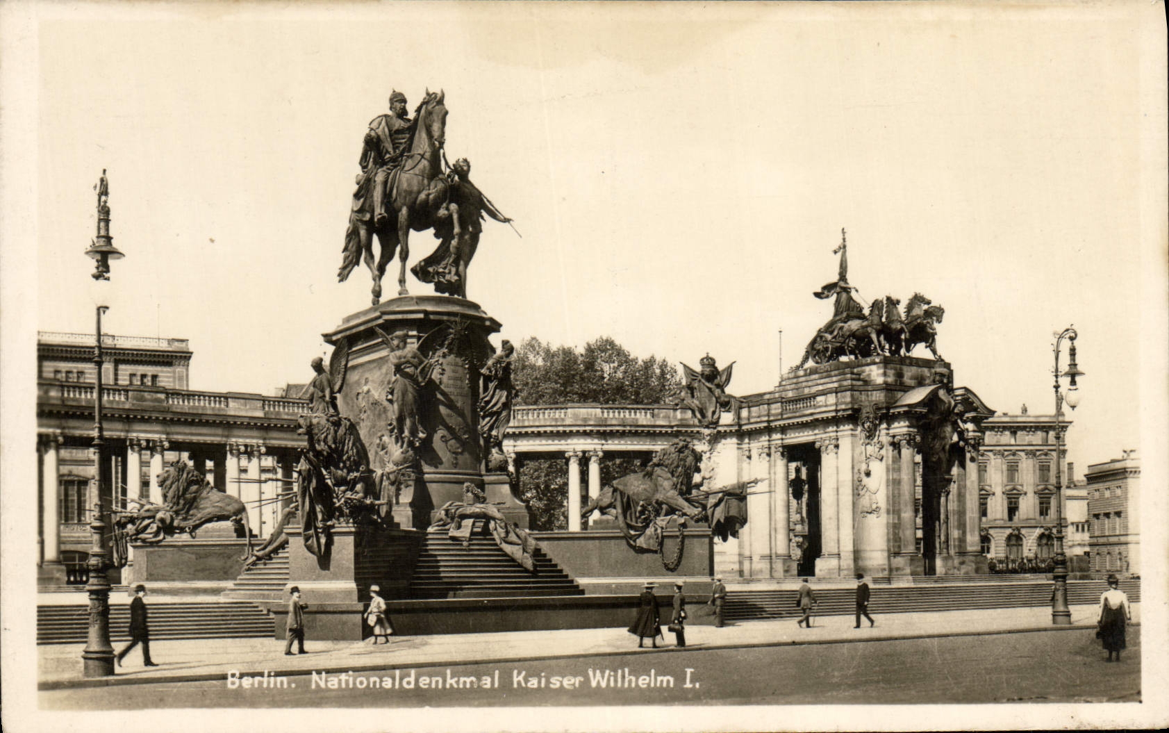 CPA Berlin National Denkmal Kaiser Wilhelm I
