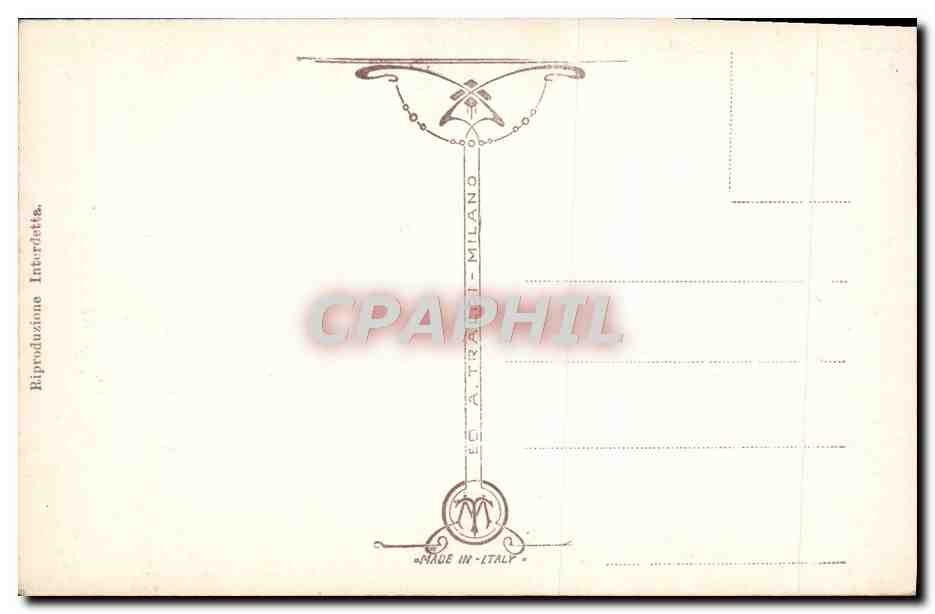 CPA Venezia Piazzetta S Marco — Verso